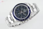 PPM Factory Rolex Daytona 40mm Cal.4131 Movement Black Face WG Band Watch